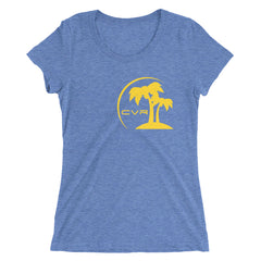 CVR Gold Double Palm SFELV CVR Collection Short Sleeve Women’s t-shirt - California Vegan Republic Spring/Summer 2019