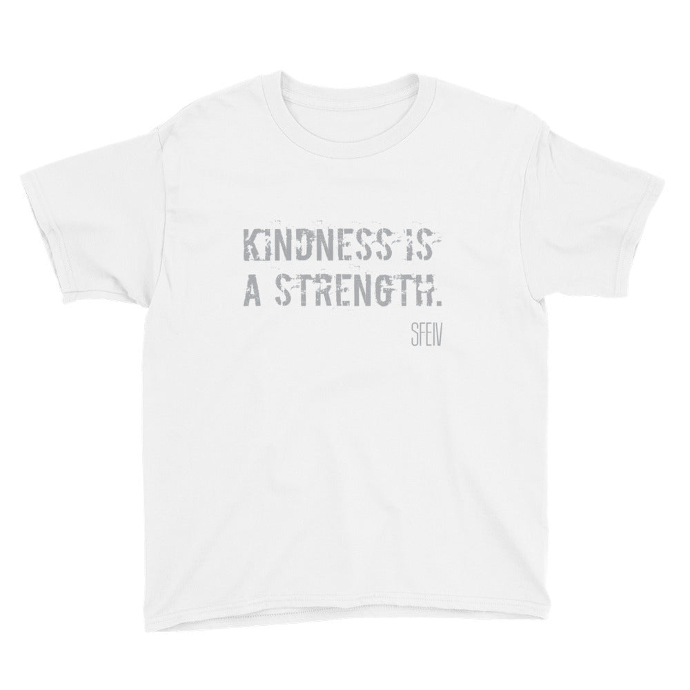 Kindness Is A Strength SFELV Boy's Short Sleeve T-Shirt