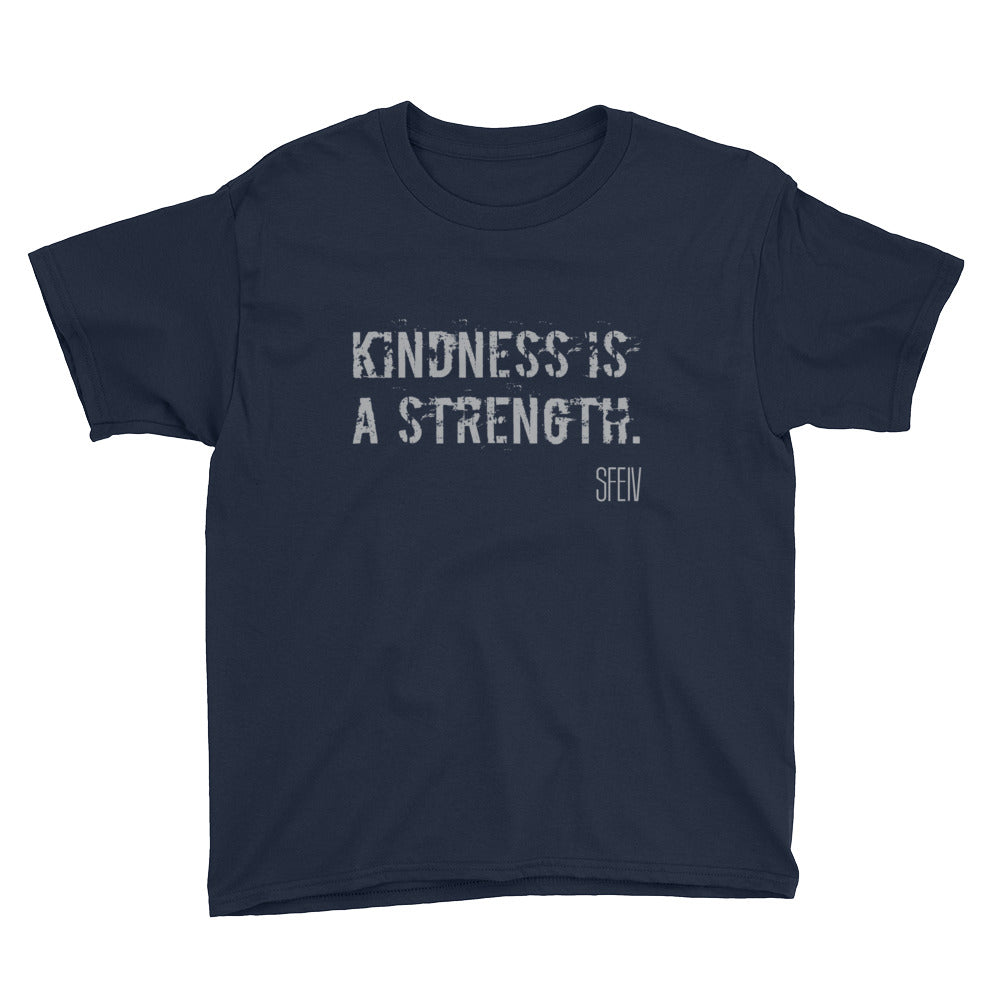 Kindness Is A Strength SFELV Boy's Short Sleeve T-Shirt