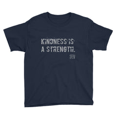 Kindness Is A Strength SFELV Boy's Short Sleeve T-Shirt