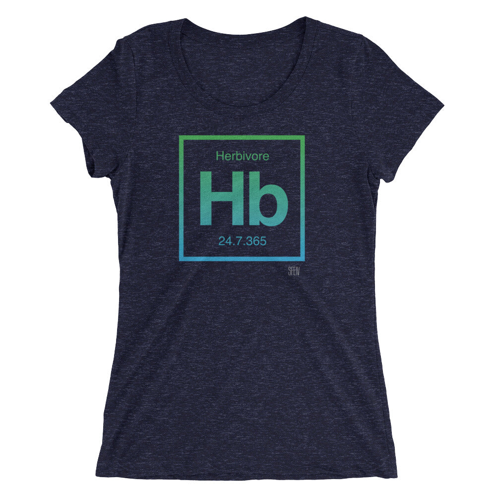 Hb Herbivore 24.7.365 SFElV Elements Collection Women's short sleeve t-shirt