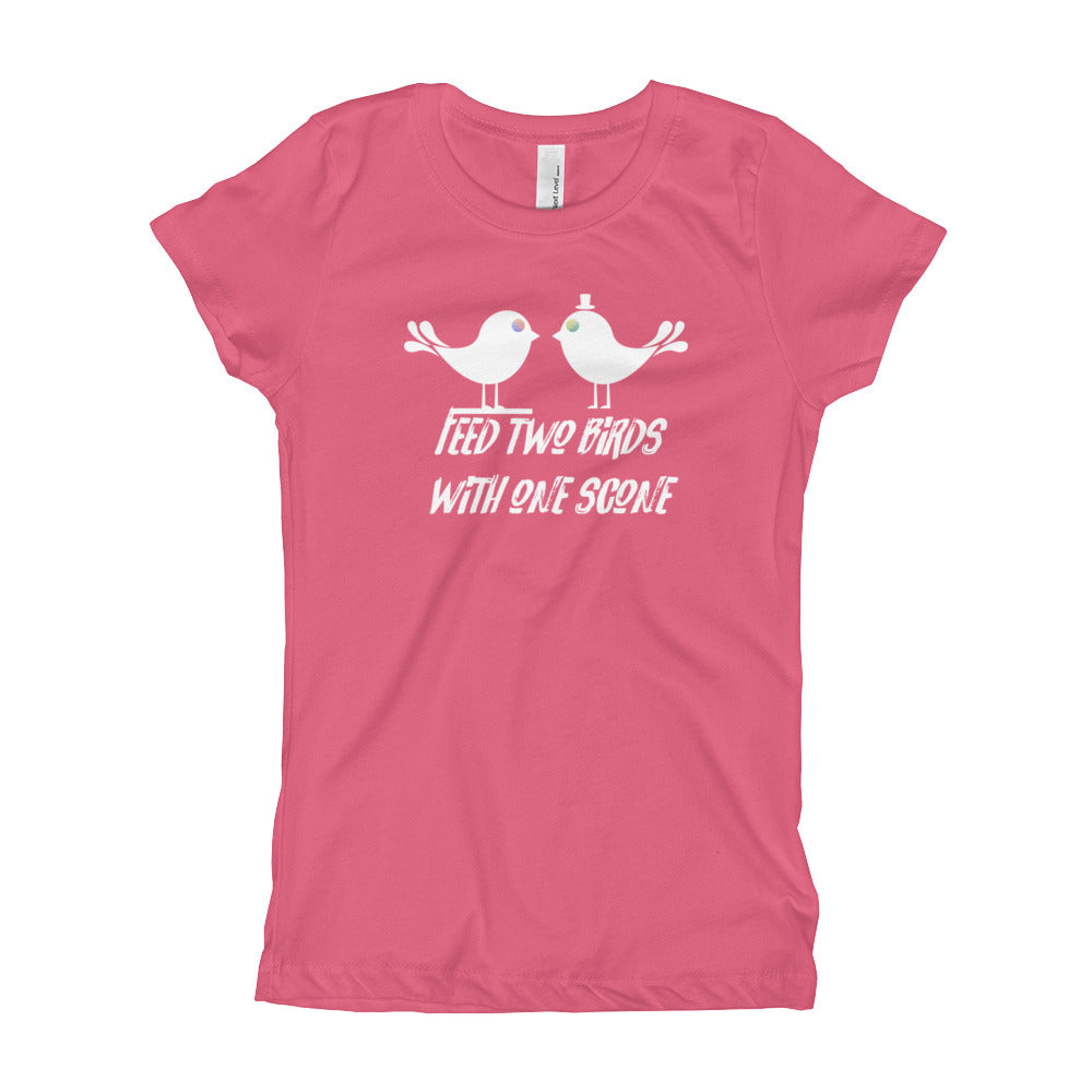 Feed Two Birds With One Scone Girl's T-Shirt