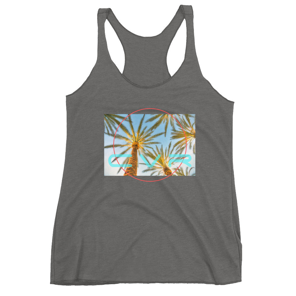 California Vegan Republic CVR Summer Palm Women's Tank Top SFELV Spring/Summer 2019