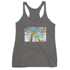 California Vegan Republic CVR Summer Palm Women's Tank Top SFELV Spring/Summer 2019