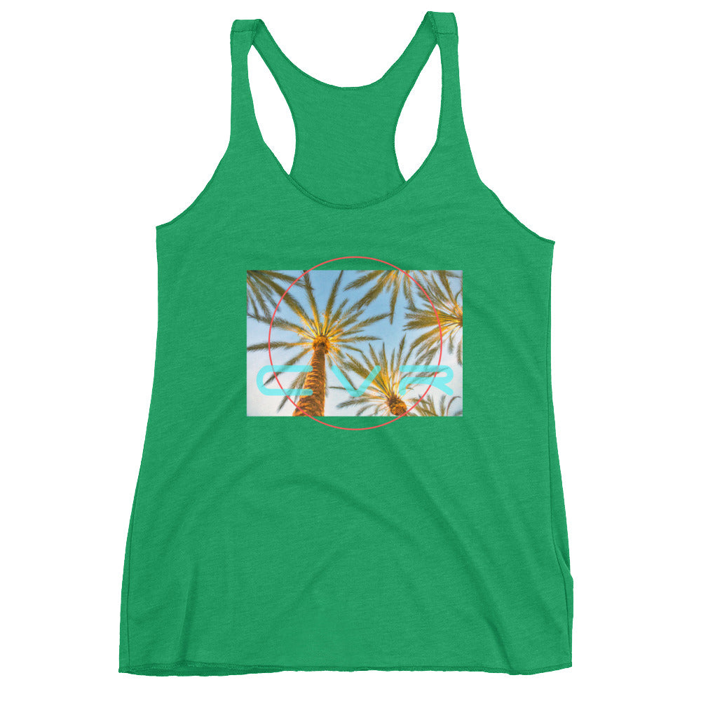 California Vegan Republic CVR Summer Palm Women's Tank Top SFELV Spring/Summer 2019
