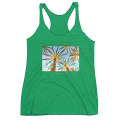 California Vegan Republic CVR Summer Palm Women's Tank Top SFELV Spring/Summer 2019