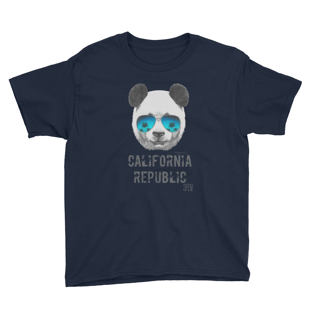California Rebulic SFELV Boy's Short Sleeve T-Shirt