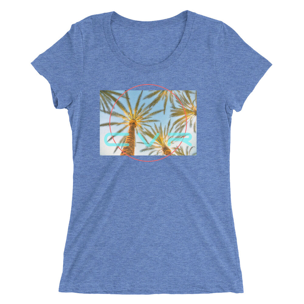 CVR Summer Palm SFELV CVR Collection Short Sleeve Women’s t-shirt - California Vegan Republic Spring/Summer 2019