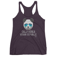California Vegan Republic Panda SFElV Women's tank top