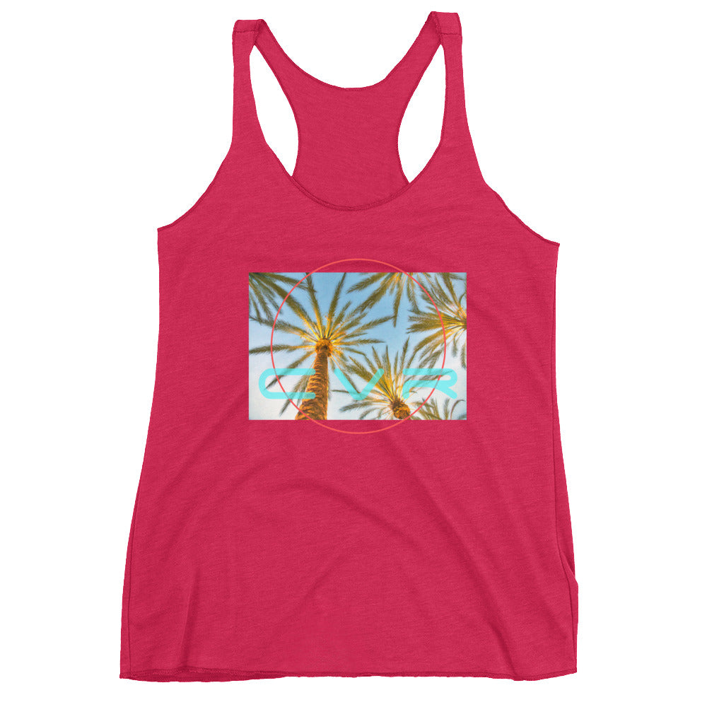 California Vegan Republic CVR Summer Palm Women's Tank Top SFELV Spring/Summer 2019