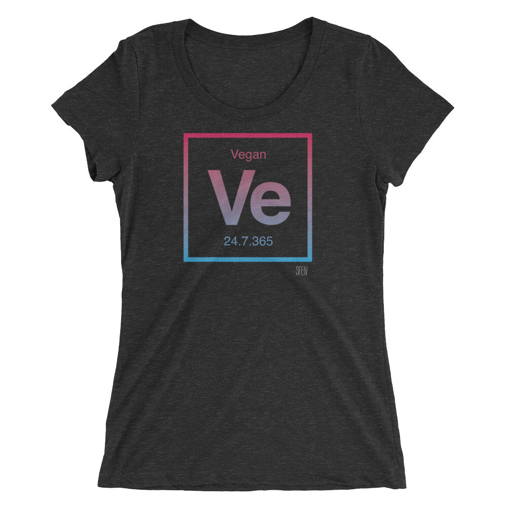 Ve Vegan 24.7.365 SFElV Elements Collection Women's short sleeve t-shirt