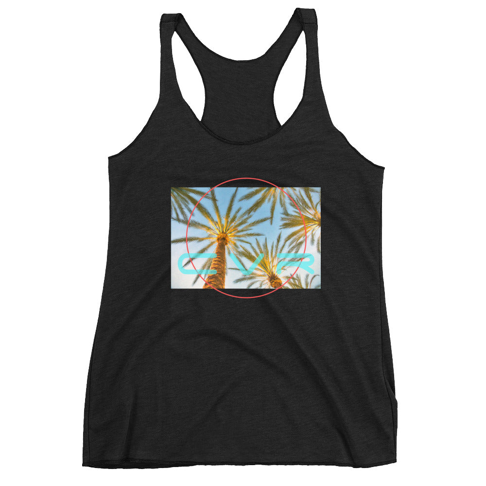 California Vegan Republic CVR Summer Palm Women's Tank Top SFELV Spring/Summer 2019