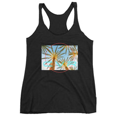 California Vegan Republic CVR Summer Palm Women's Tank Top SFELV Spring/Summer 2019
