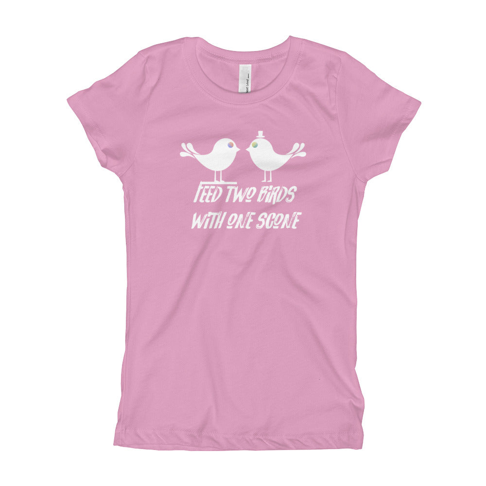 Feed Two Birds With One Scone Girl's T-Shirt