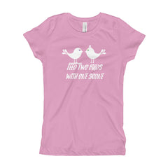 Feed Two Birds With One Scone Girl's T-Shirt