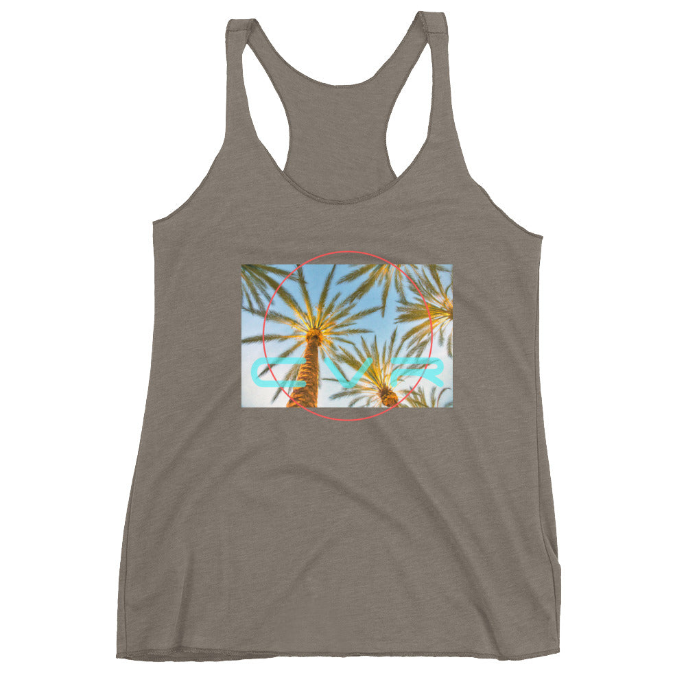 California Vegan Republic CVR Summer Palm Women's Tank Top SFELV Spring/Summer 2019