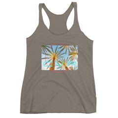 California Vegan Republic CVR Summer Palm Women's Tank Top SFELV Spring/Summer 2019