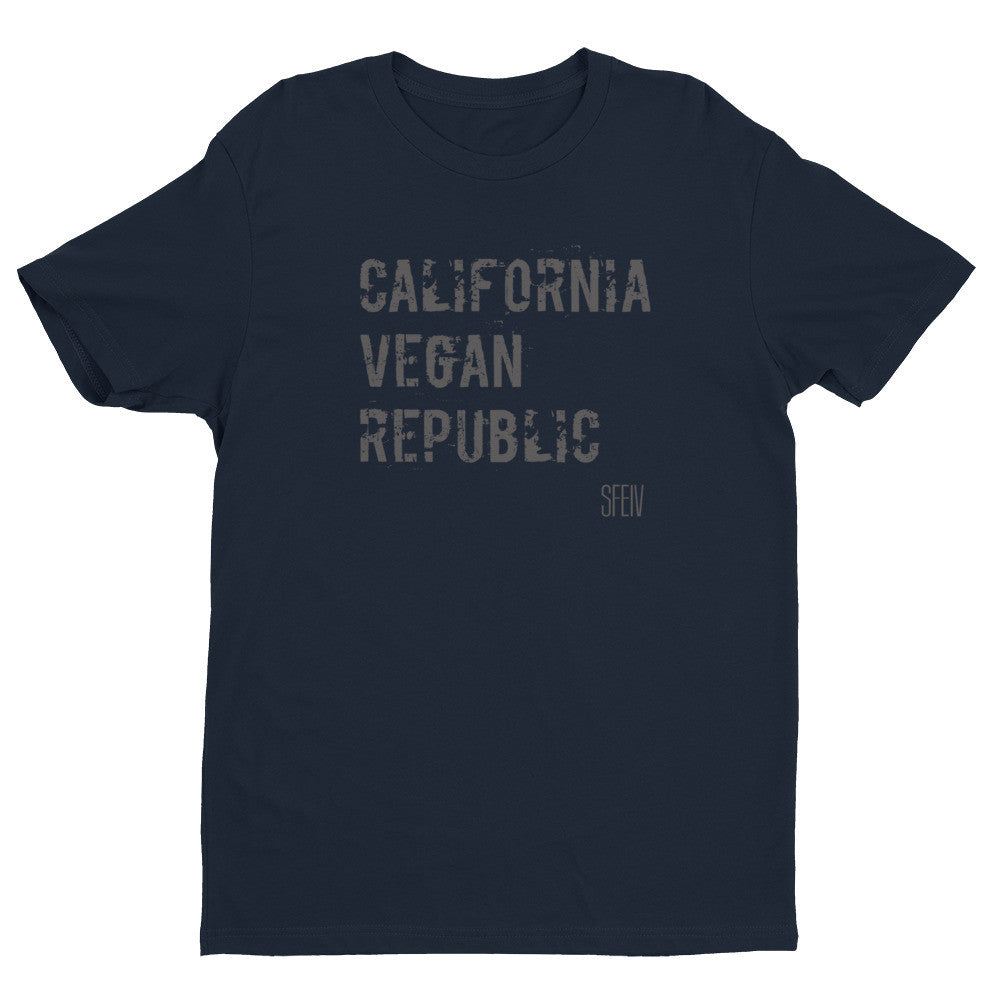 California Vegan Republic SFElV Short sleeve men's t-shirt