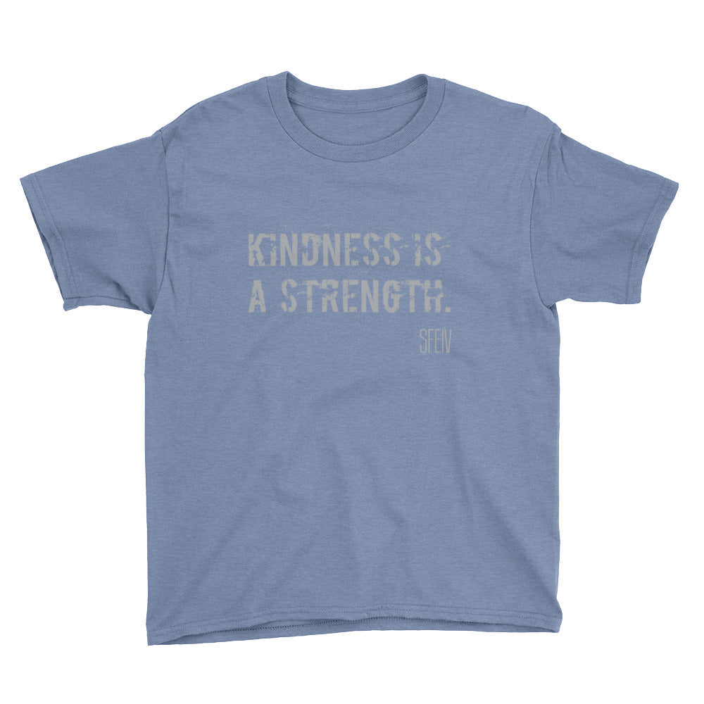 Kindness Is A Strength SFELV Boy's Short Sleeve T-Shirt