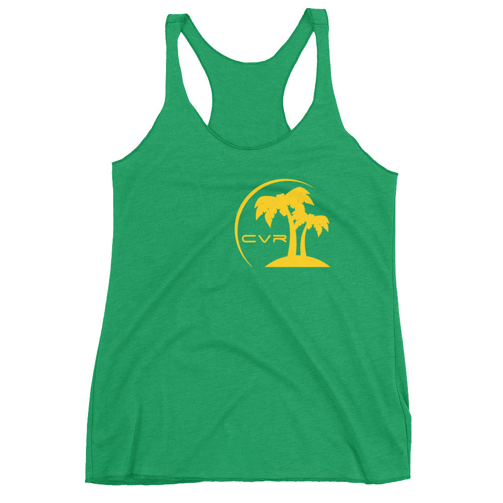 California Vegan Republic CVR Double Palm Women's Tank Top SFELV Spring/Summer 2019