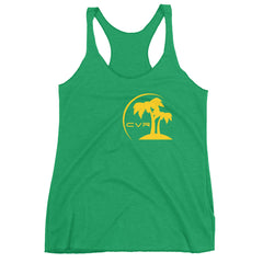 California Vegan Republic CVR Double Palm Women's Tank Top SFELV Spring/Summer 2019