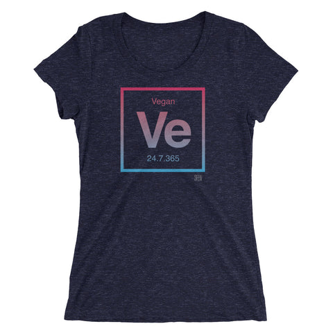 Ve Vegan 24.7.365 SFElV Elements Collection Women's short sleeve t-shirt