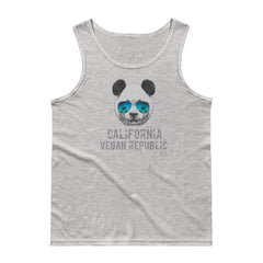 California Vegan Republic Panda SFElV Men's Tank Top