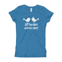 Feed Two Birds With One Scone Girl's T-Shirt