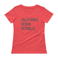 California Vegan Republic SFELV Women's Scoopneck T-Shirt