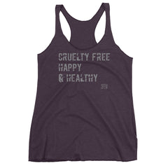 Cruelty Free, Happy & Healthy SFELV Women's tank top