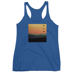 CVR Sunset SFELV CVR Collection Short Sleeve Women’s Tank Top - California Vegan Republic Spring/Summer 2019
