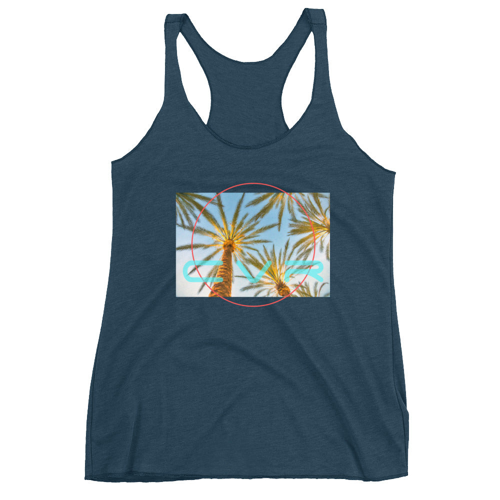 California Vegan Republic CVR Summer Palm Women's Tank Top SFELV Spring/Summer 2019