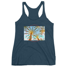 California Vegan Republic CVR Summer Palm Women's Tank Top SFELV Spring/Summer 2019