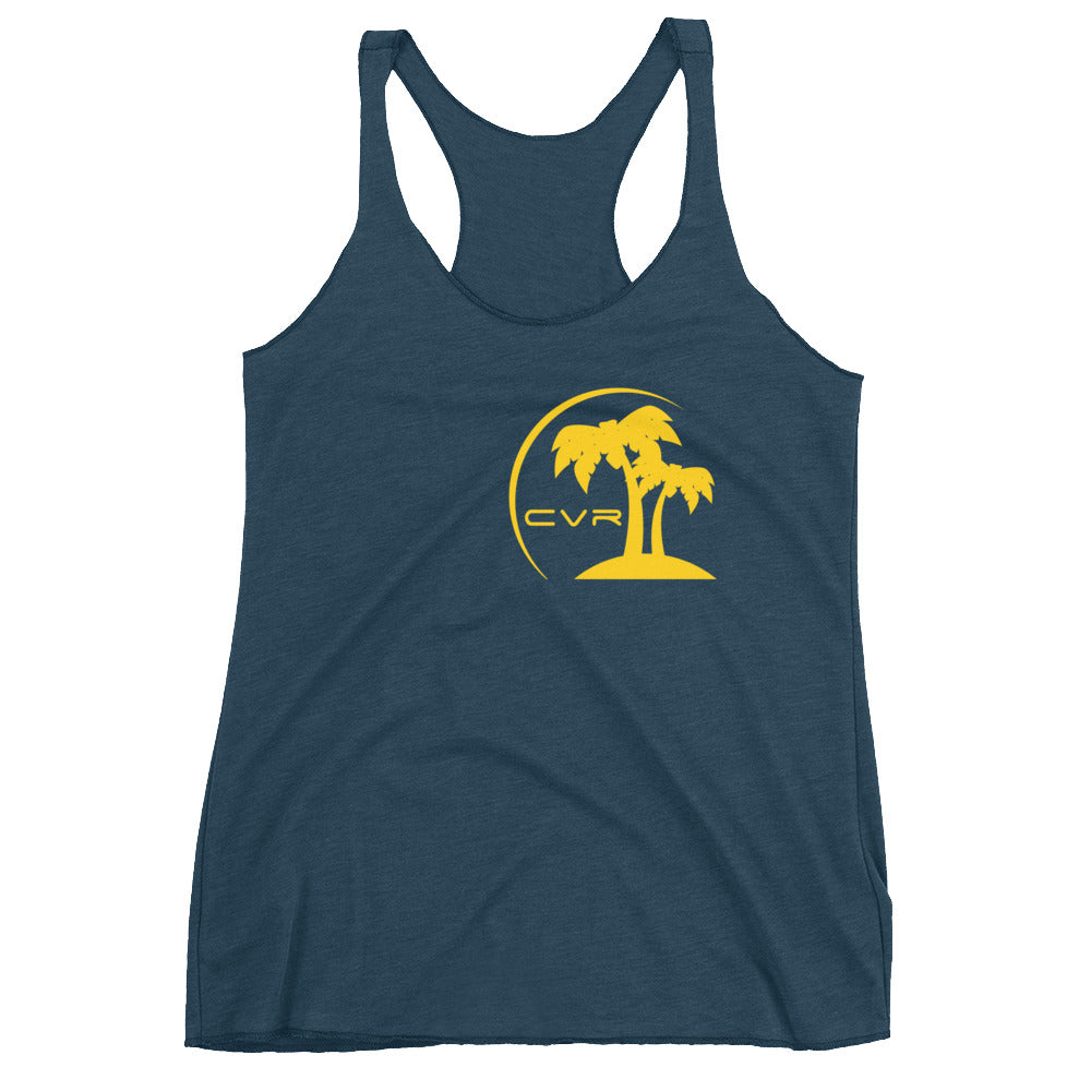 California Vegan Republic CVR Double Palm Women's Tank Top SFELV Spring/Summer 2019