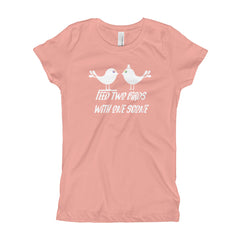 Feed Two Birds With One Scone Girl's T-Shirt