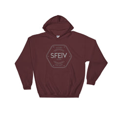 SFELV Eat Plants. Wear Plants. California Hexagon Unisex Hooded Sweatshirt