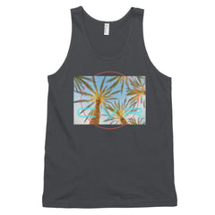 California Vegan Republic CVR Summer Palm Men's Tank Top SFELV Spring/Summer 2019 Collection