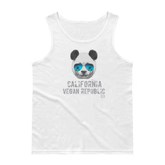 California Vegan Republic Panda SFElV Men's Tank Top