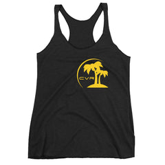 California Vegan Republic CVR Double Palm Women's Tank Top SFELV Spring/Summer 2019