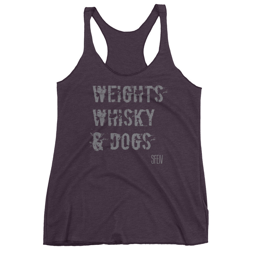 Weights, Whisky & Dogs SFElV Women's tank top