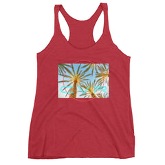 California Vegan Republic CVR Summer Palm Women's Tank Top SFELV Spring/Summer 2019