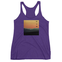 CVR Sunset SFELV CVR Collection Short Sleeve Women’s Tank Top - California Vegan Republic Spring/Summer 2019
