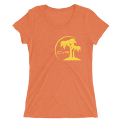 CVR Gold Double Palm SFELV CVR Collection Short Sleeve Women’s t-shirt - California Vegan Republic Spring/Summer 2019