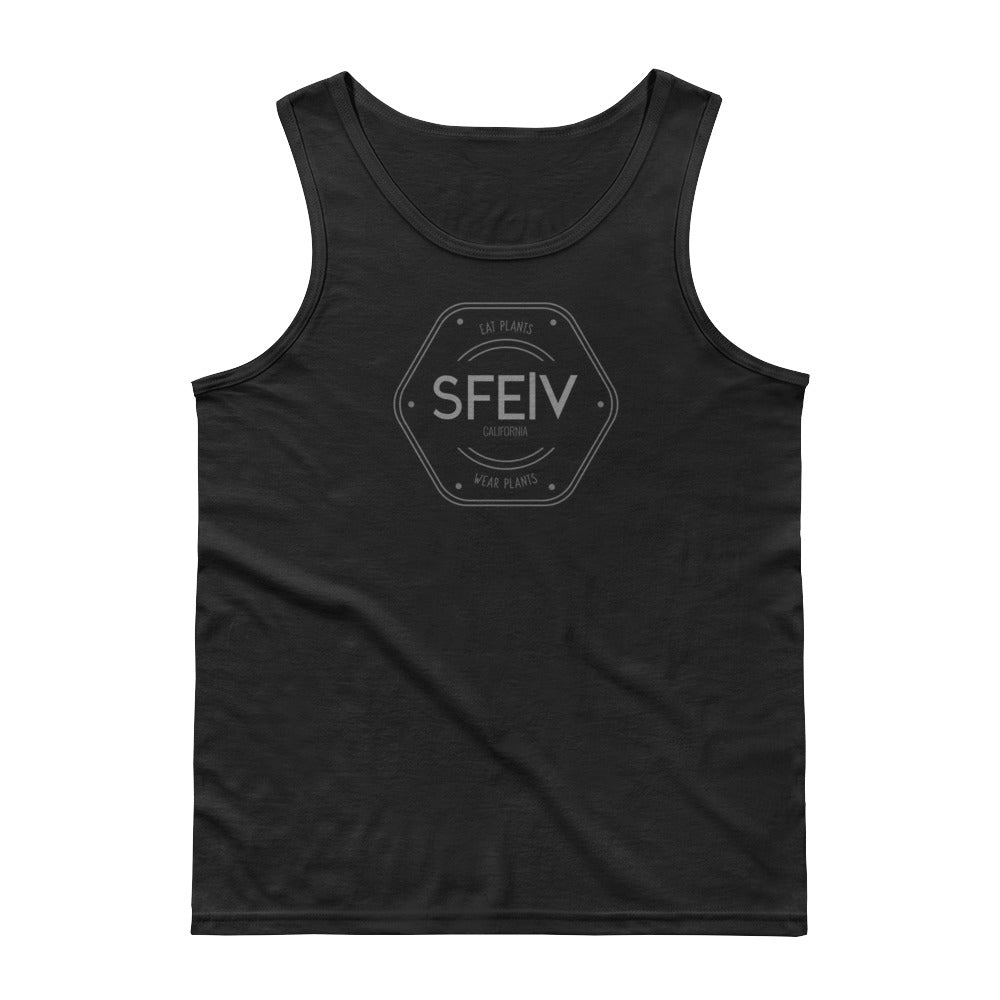 SFELV Eat Plants. Wear Plants. California Hexagon Men's Tank Top