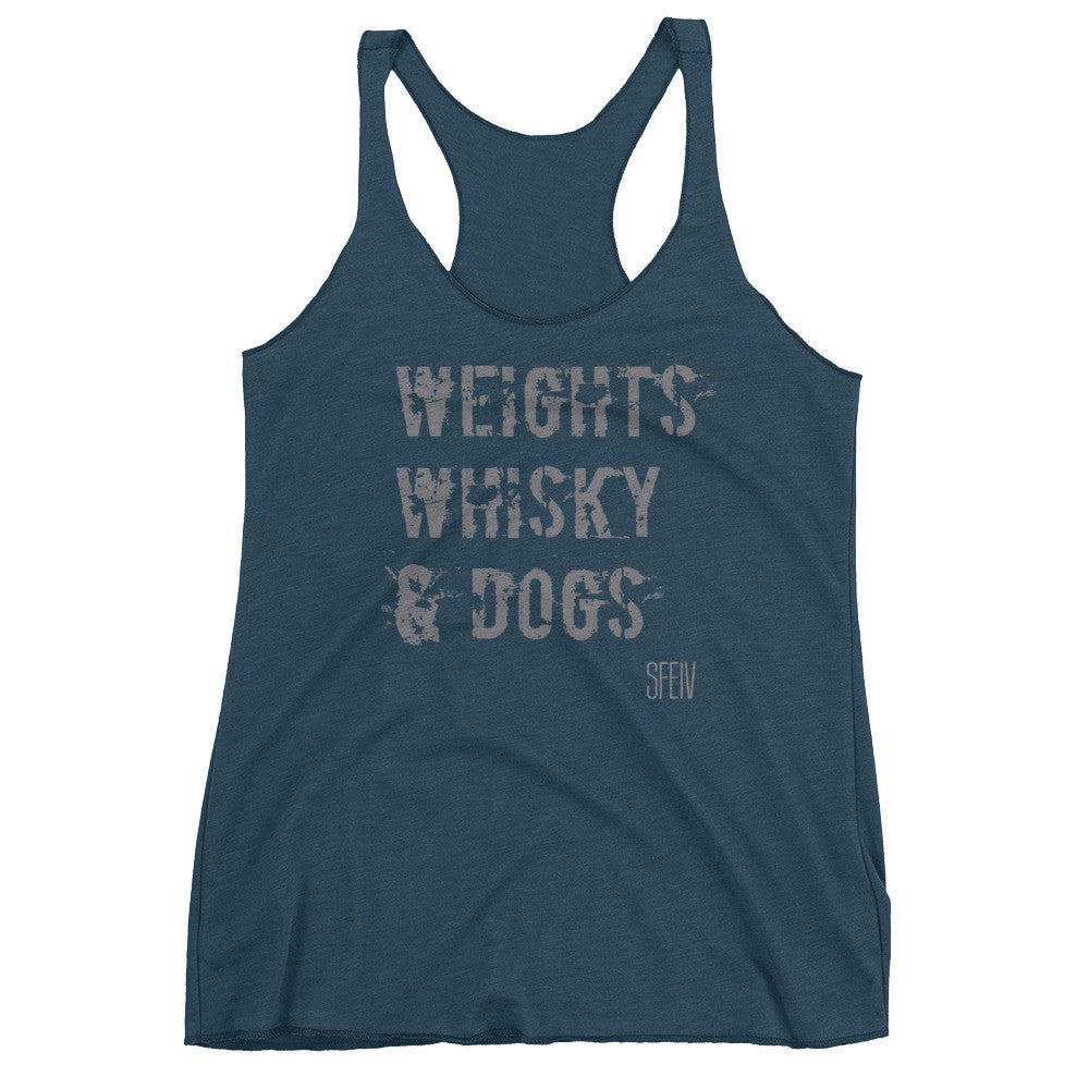 Weights, Whisky & Dogs SFElV Women's tank top