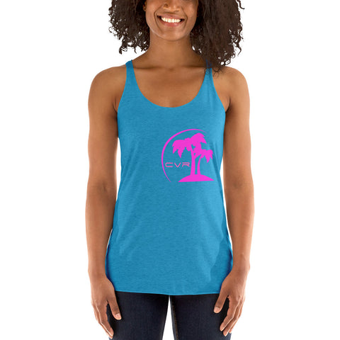 California Vegan Republic CVR Double Palm Women's Tank Top SFELV Spring Summer 2019