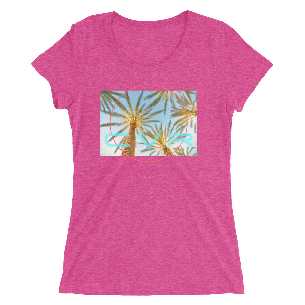 CVR Summer Palm SFELV CVR Collection Short Sleeve Women’s t-shirt - California Vegan Republic Spring/Summer 2019