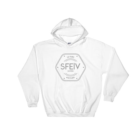 SFELV Eat Plants. Wear Plants. California Hexagon Unisex Hooded Sweatshirt