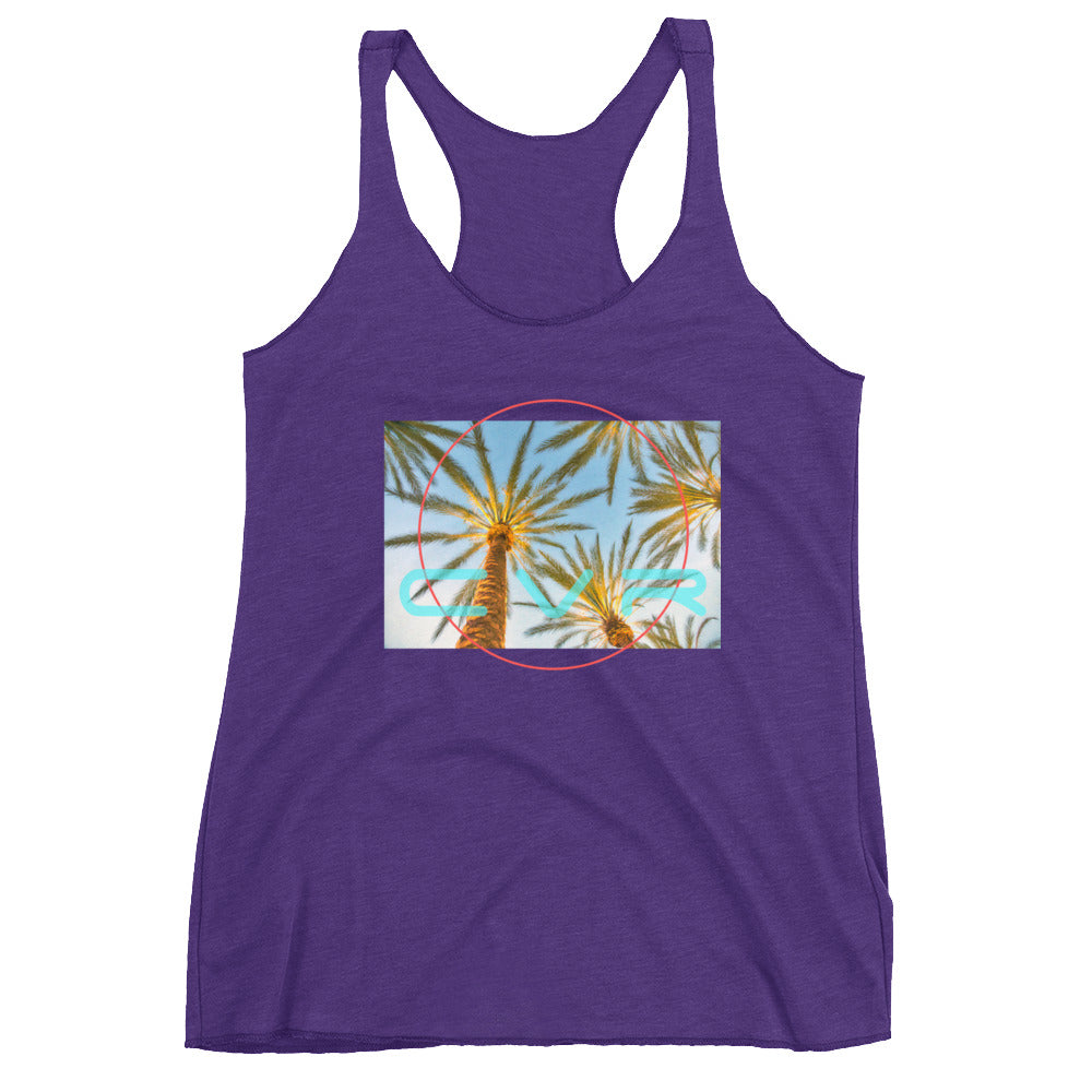 California Vegan Republic CVR Summer Palm Women's Tank Top SFELV Spring/Summer 2019