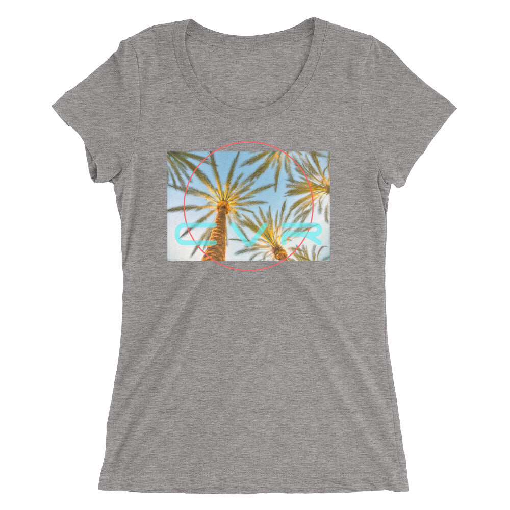 CVR Summer Palm SFELV CVR Collection Short Sleeve Women’s t-shirt - California Vegan Republic Spring/Summer 2019
